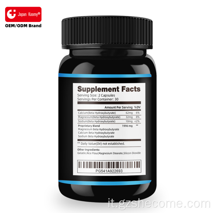 Integratore Shecome bhb in capsule bruciagrassi dimagranti